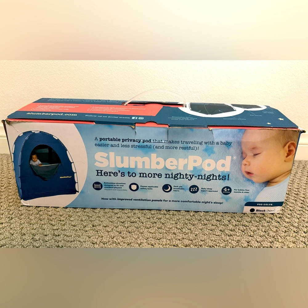 SlumberPod with Fan Portable Privacy Pod